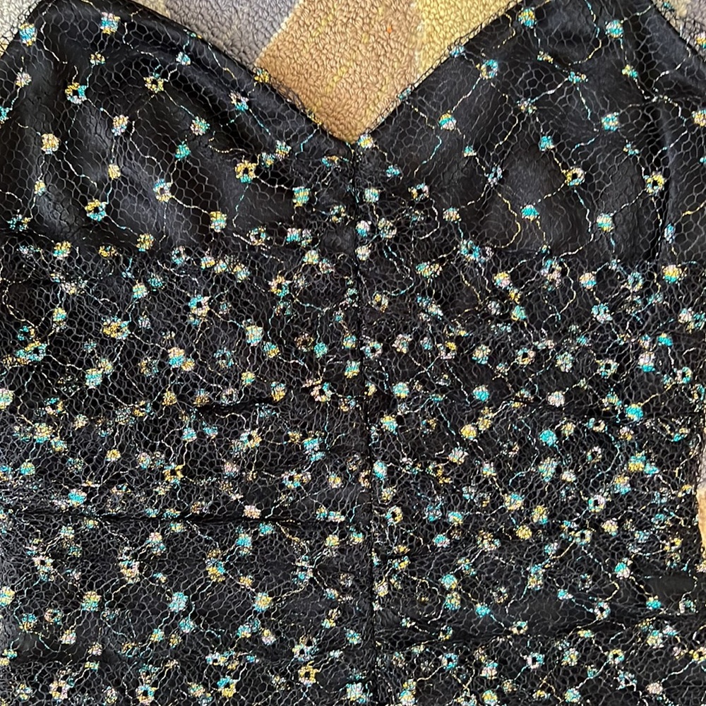 VINTAGE BETSEY JOHNSON BNWT NEW TULLE LACE PROM BARBIE MIDI DRESS XS S 0 2 4 - Picture 12 of 15